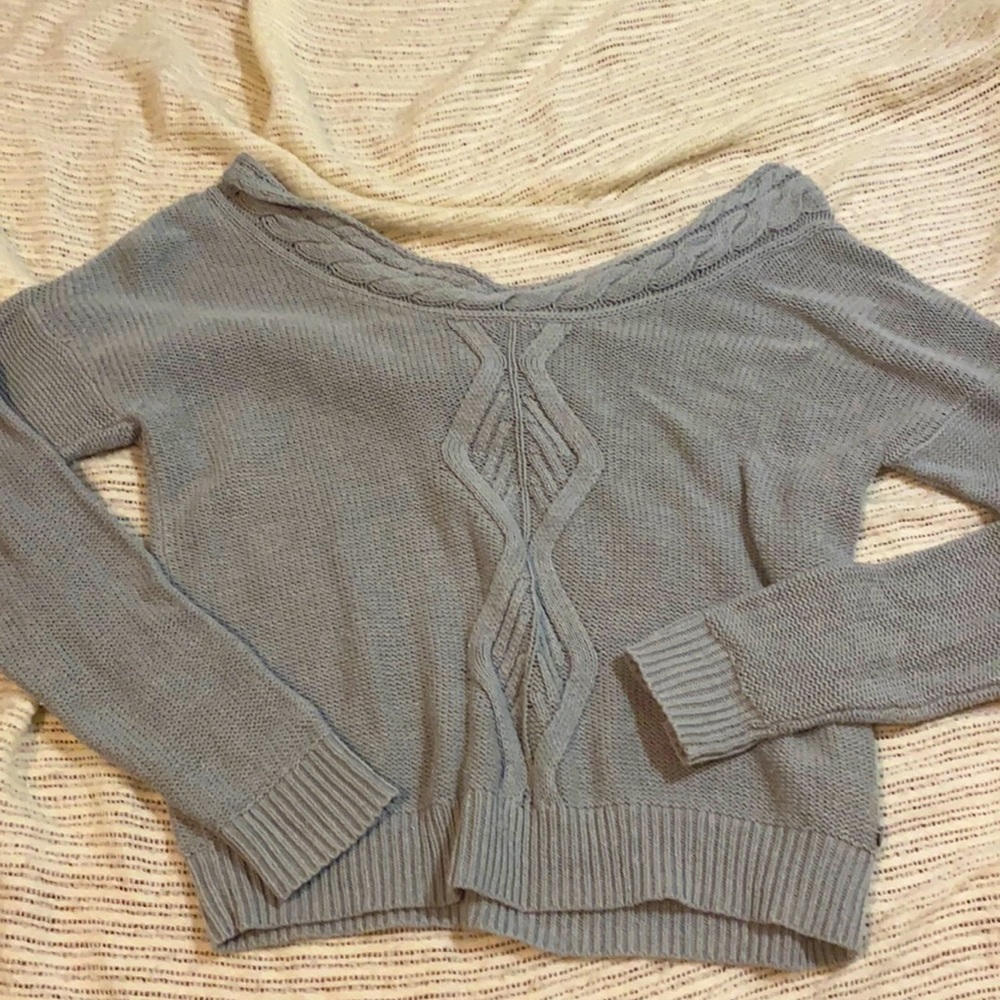 Off the shoulder sweather